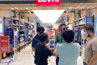 Levi's store interior
