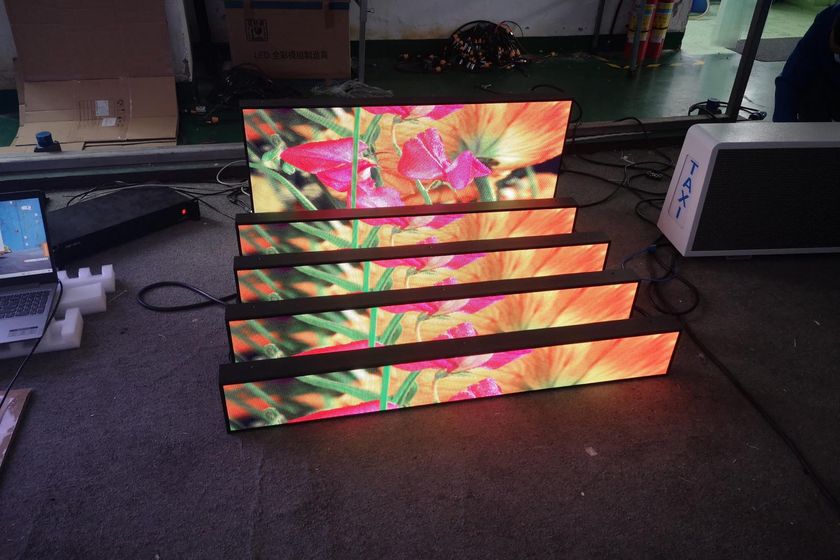 Shelf LED panel display